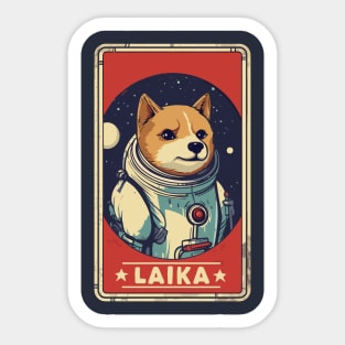 Laika the Space Dog Sticker